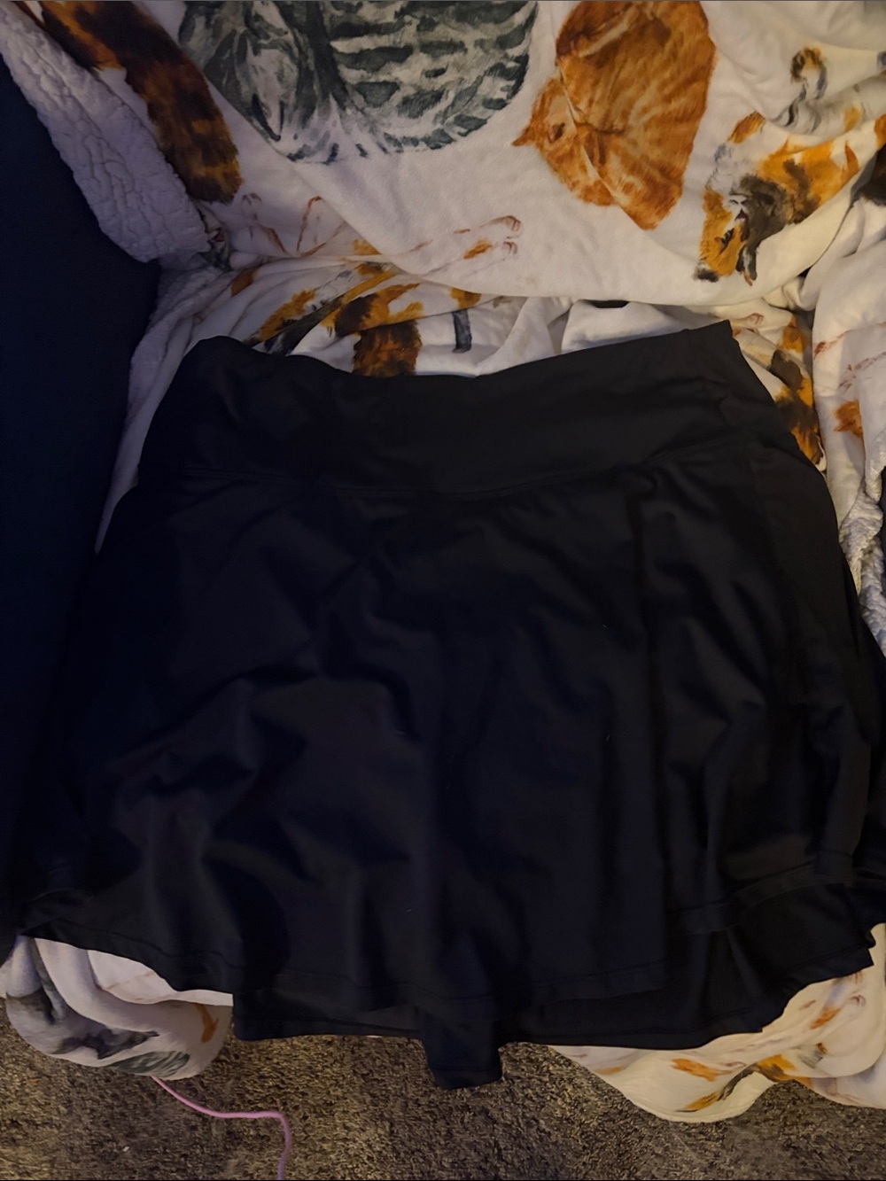 Black Old Navy Activewear Skort with Built-in Shorts